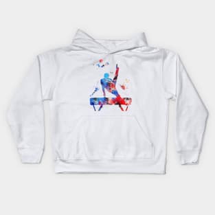 Horse balance male Kids Hoodie